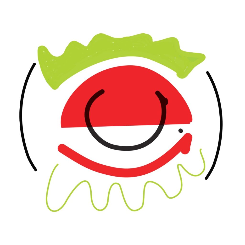 Logo del proyecto Museo para todos. Se compone de pequeños signos que representan las distintas discapacidades.